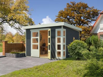 Gartenhaus Kerko 6 19 mm terragrau Produktbild #1