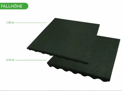 Fallschutzmatte 50x50 cm 25 mm stark Produktbild #5