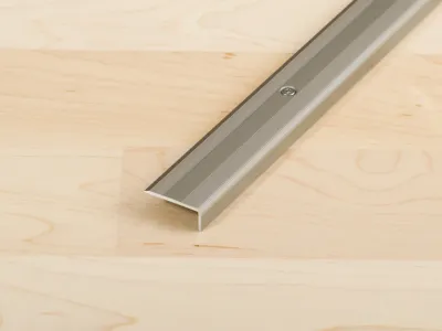 Treppenkantenprofil PROSTEP Aluminium eloxiert Edelstahl Produktbild #1