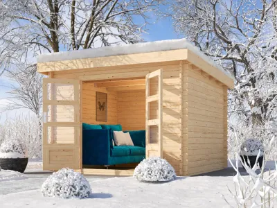 Gartenhaus Olaf 5 naturbelassen Produktbild #1
