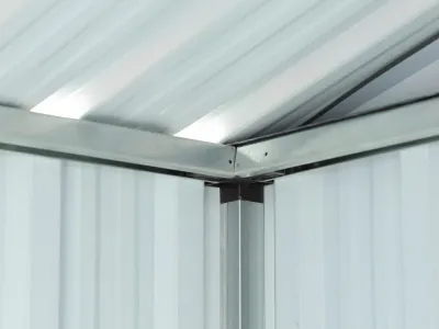 Metall-Gerätehaus Classic Anthrazit Produktbild #6