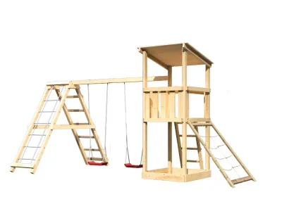 Spielturm Anna naturbelassen mit Varianten Produktbild #5