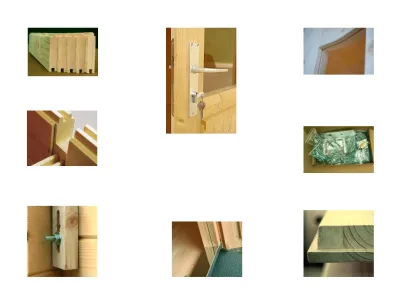 Gartenhaus Blockbohlenhaus Vivian 3,8 m² 28 mm transparent tauchimprägniert Produktbild #4