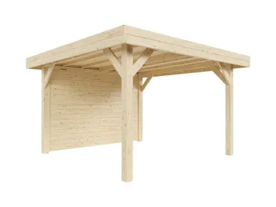 Pavillon Gartenlaube Dice Fichte, Seite offen Produktbild #3