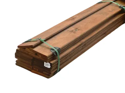 Bretterzaun Pinus DIY-Bausatz Kiefer KDI braun Produktbild #5