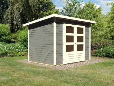 Gartenhaus Stockach 3 19 mm terragrau Produktbild #3