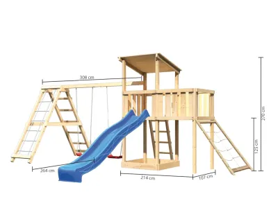 Spielturm Anna naturbelassen mit Varianten Produktbild #7