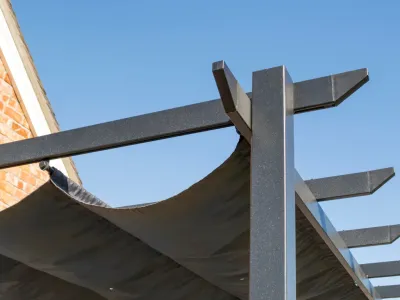 Aluminium-Pergola "Venezia 4x3" dunkelgrau Produktbild #4