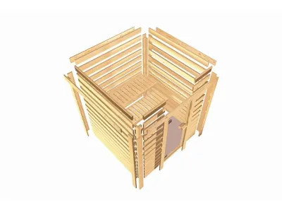 Sauna Yuma SET mit Ofen 9 kW, integrierter Steuerung Produktbild #8