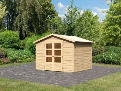 Gartenhaus Amberg 4 19 mm naturbelassen Produktbild #2