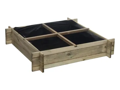 Holz Hochbeet Beet Frühbeet Pflanzbeet Niky Kiefer kesseldruckimprägniert Produktbild #1