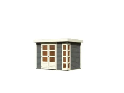 Gartenhaus Kerko 4 19 mm terragrau Produktbild #9
