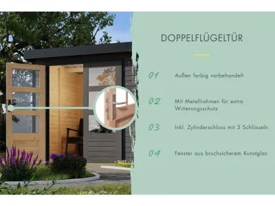 Gartenhaus Jupiter 4 19 mm Produktbild #8