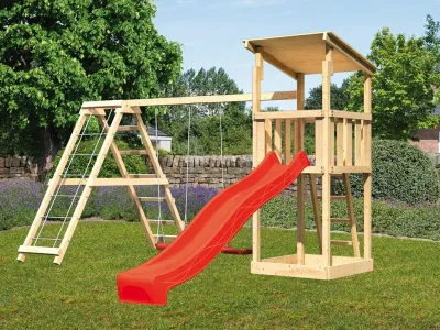 Spielturm Anna naturbelassen mit Varianten Produktbild #1