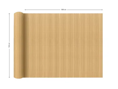 PVC-Sichtschutzzaun - Sichtschutzmatte Beige Produktbild #9