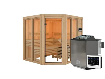 Sauna Airi SET mit Ofen 9 kW, Bio externer Steuerung Produktbild #3