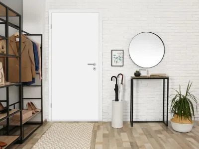 Wohnungseingangstür CPL Weiß RAL 9003 Produktbild #4