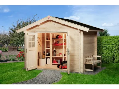 Gartenhaus Premium45 Gr. 2 45 mm naturbelassen Produktbild #1