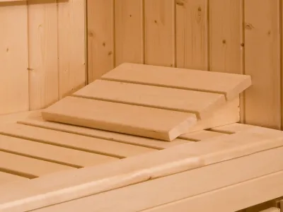 Sauna Elementsauna Halmstad 2 GT graphit Ganzglastür Produktbild #3