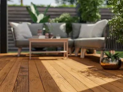 Terrassendiele Thermo-Esche TENI-Clip Endlosverlegung Produktbild #3