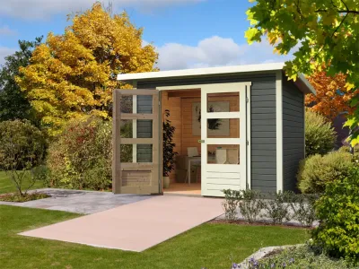 Gartenhaus Stockach 3 19 mm terragrau Produktbild #6