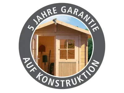 Gartenhaus Askola 3 mit Anbaudach naturbelassen Produktbild #9