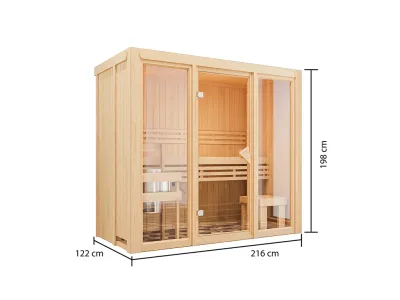 Sauna Elementsauna Paradiso 2 Produktbild #5