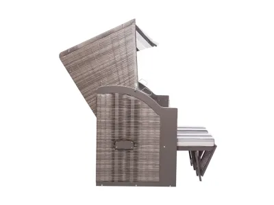 Strandkorb Trendy Pure Standard grau Design 435 Produktbild #2