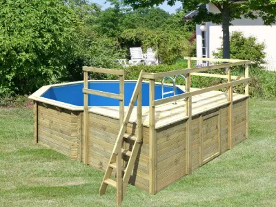 Holzpool 2 Set D naturbelassen Produktbild #1
