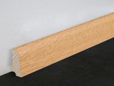 Sockelleiste Eiche furniert, matt versiegelt Produktbild #4
