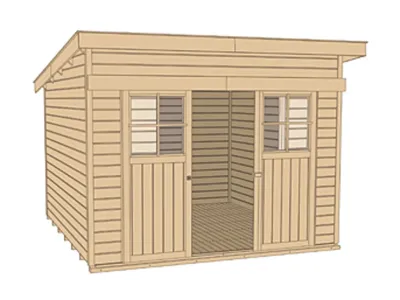 Gerätehaus 225 Gr. 1 21 mm naturbelassen Produktbild #3