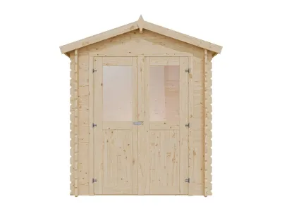 Gartenhaus BBH "Mini 2 A" 28 mm Satteldach Produktbild #5