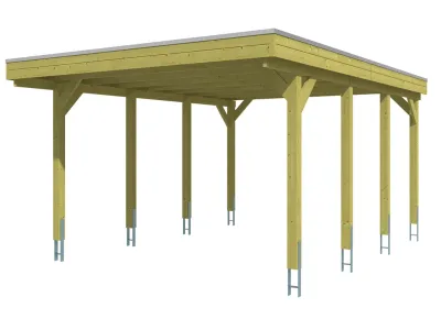 Einzelcarport Friesland Produktbild #2