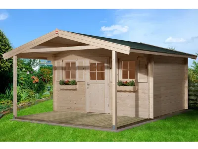 Gartenhaus 110 A Gr. 2 28 mm naturbelassen Produktbild #1