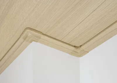 Außenecke für Wand- und Deckenleiste Edelstahl-Optik 2002 für DAL Produktbild #2