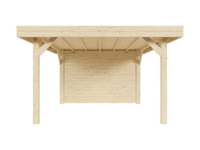 Pavillon Gartenlaube Dice Fichte, Seite offen Produktbild #2