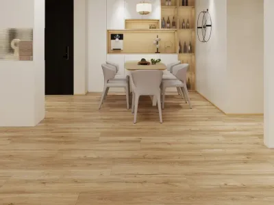 Vinylboden Premium Klickvinyl Eiche Mandel Landhausdiele Produktbild #2