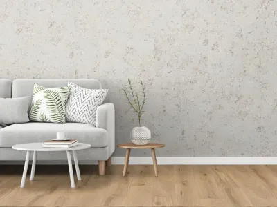 Kork Wandfliese DECODALLE Twist white mit PARAWAX-Oberfläche Produktbild #1
