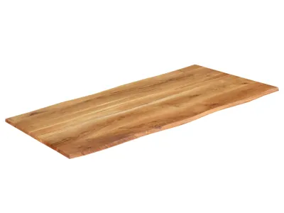 Tischplatte mit Waldkante aus Eiche Produktbild #3