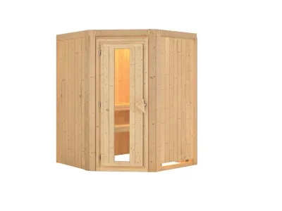 Sauna Systemsauna Nanja Energiespartür Produktbild #2