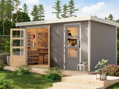 Gartenhaus Merkur 19 mm Produktbild #1