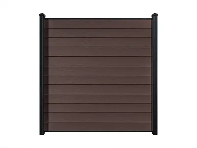 Bohlenset Premium für WPC-Steckzaunsystem Red Wood Produktbild #2