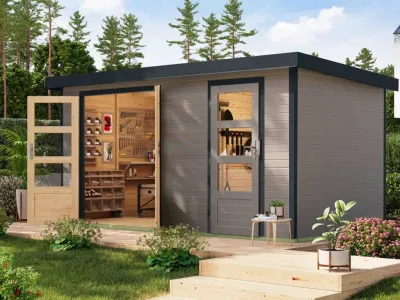 Gartenhaus Merkur 19 mm Produktbild #1