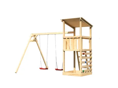 Spielturm Anna naturbelassen mit Varianten Produktbild #4