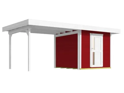 Gartenhaus Designhaus 172 B Gr. 1 28 mm schwedenrot Produktbild #2