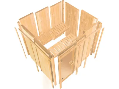 Sauna Systemsauna Tromsö, inkl. 9 kW Ofen mit externer Steuerung Produktbild #7
