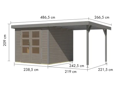 Gartenhaus Jupiter 3,5 19 mm Produktbild #7
