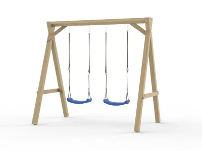 Doppelschaukel KDI inkl. 2 Schaukelsitze blau Produktbild #4