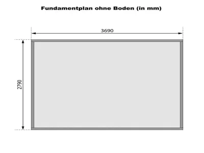 Gartenhaus Blockbohlenhaus Felsenau 5 38 mm naturbelassen Produktbild #6