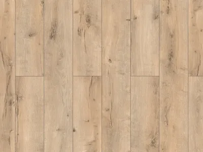 Laminat Eiche rustikal beige Landhausdiele Produktbild #1